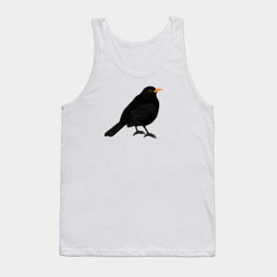 Blackbird Bird Watching Birding Ornithologist Gift Tank Top